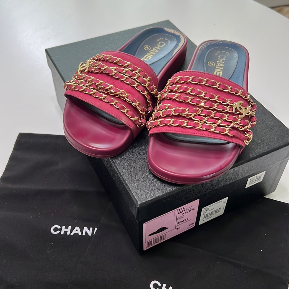 Chanel Tropiconic Chain Sandals